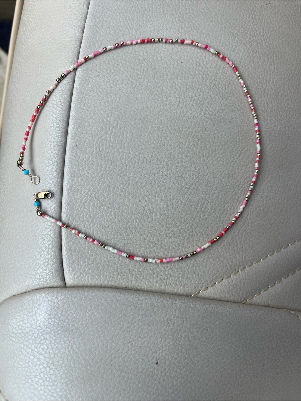 Pink enewton necklace bracelet